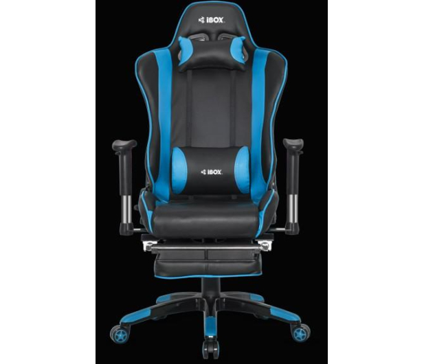 iBOX Fotel gamingowy IBOX Aurora GT1 Gaming Czarno-niebieski GT1C - 1380196 - zdjęcie 3